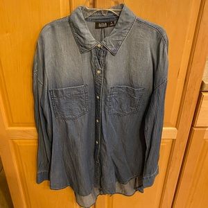 Denim Button-down Shirt